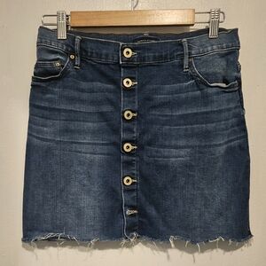 Tommy Hilfiger Blue Denim Stretch Jean Skirt